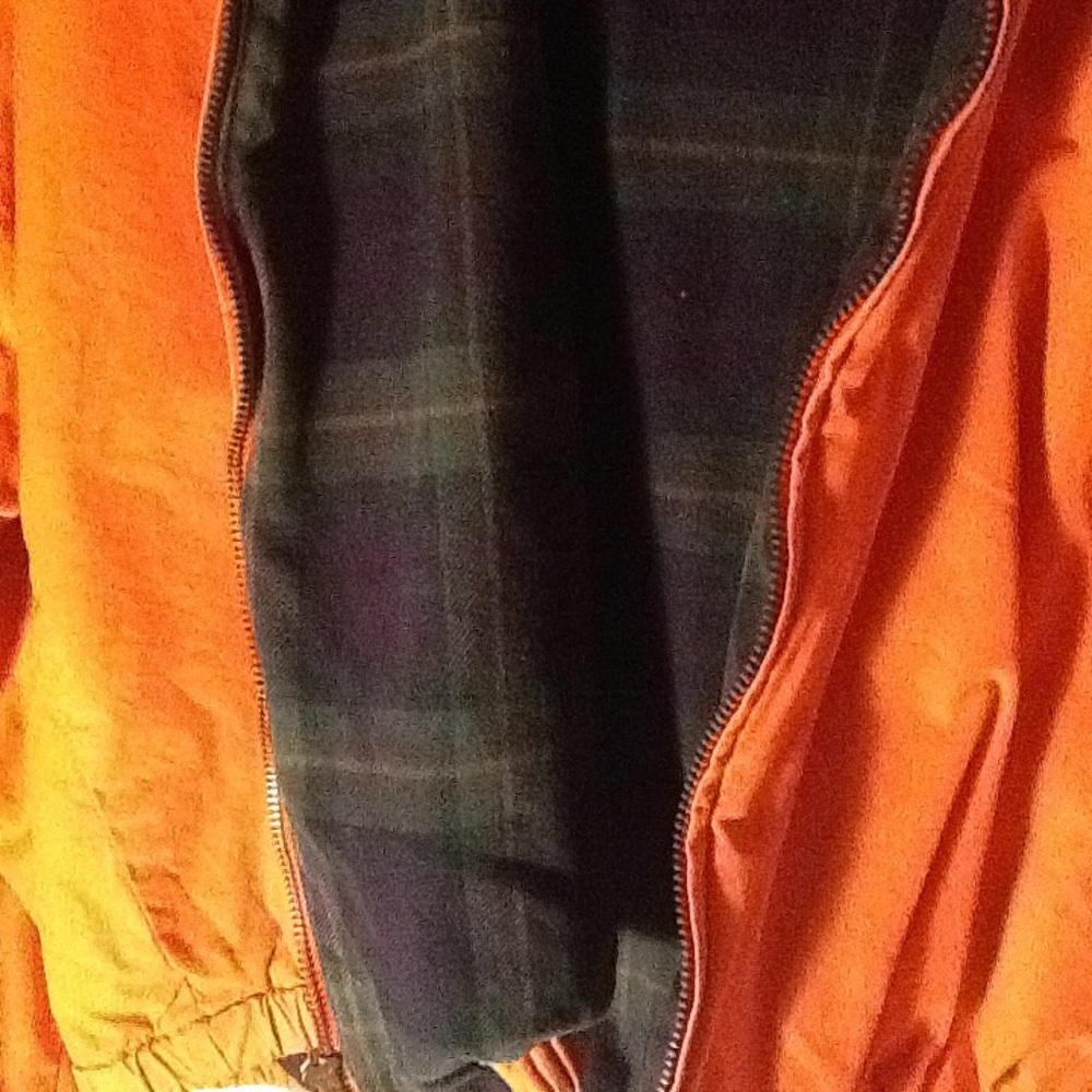 Orange polo jacket 🔥🌧☀️🌧 - Picture 2 of 2